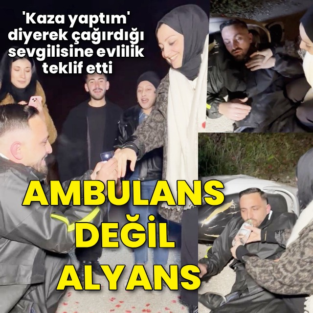 Ambulans değil alyans!