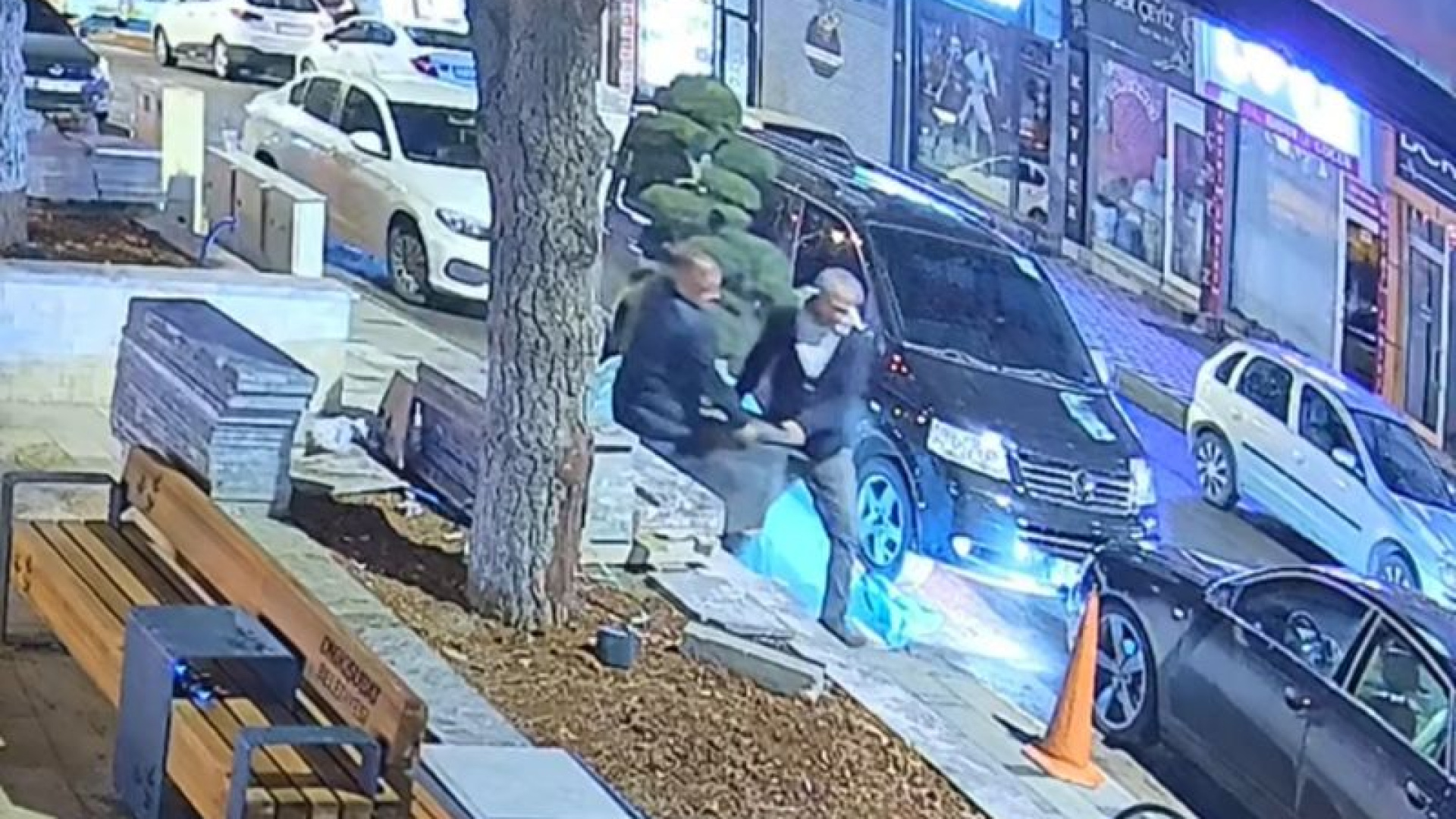 Bu da ağaç hırsızlığı: Parktaki ağacı araçla çaldılar | Son dakika haberleri