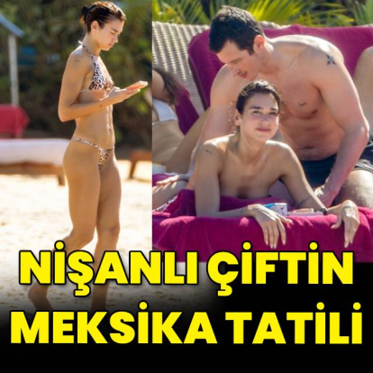Ünlü çiftin Meksika tatili