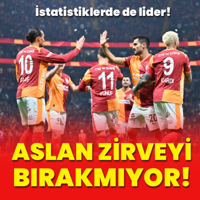 Aslan zirveyi bırakmıyor!
