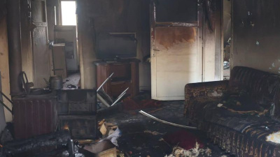 Çıkan yangın kadını hayattan kopardı