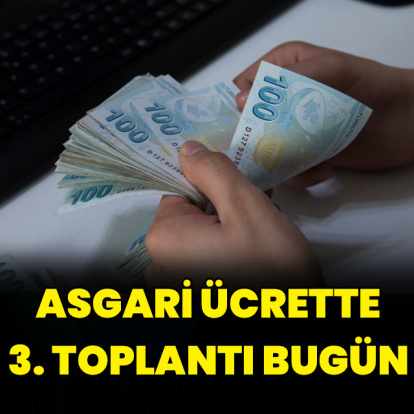Asgari ücrette üçüncü toplantı bugün