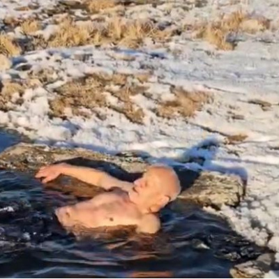 Ardahan'ın 78'lik 'buz adamı'