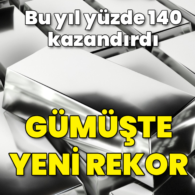 Gümüşte yeni rekor