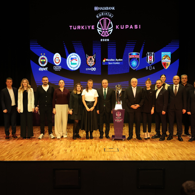 Kadınlar basketbolda kupa kurası çekildi