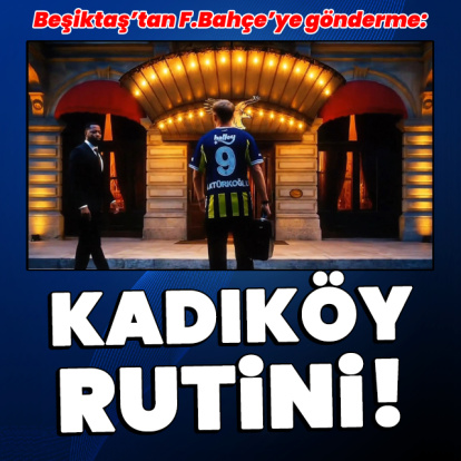 Beşiktaş'tan Fenerbahçe'ye gönderme!