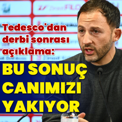 Domenico Tedesco: Bu sonuç canımızı yakıyor
