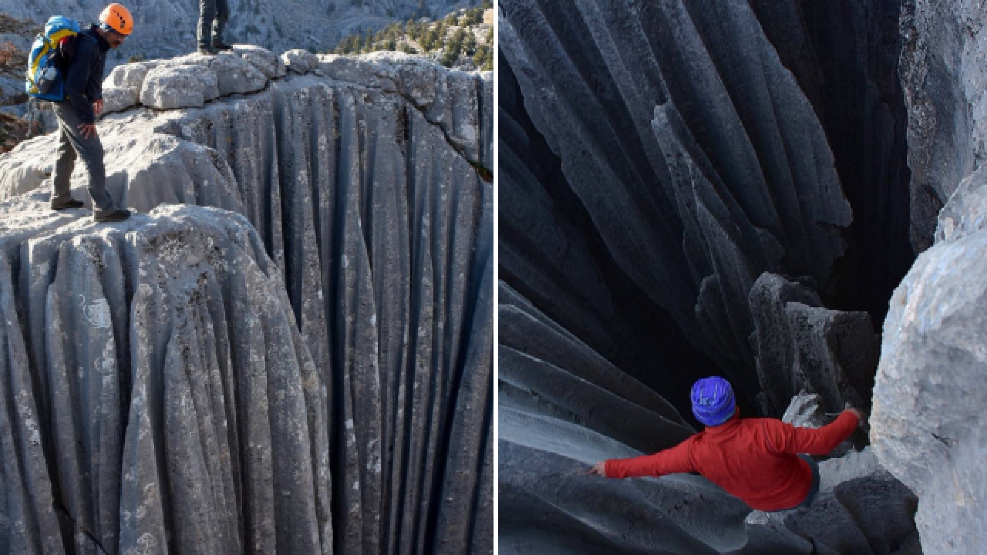 Giden Gelmez Dağları'nın korkutan uçurumları