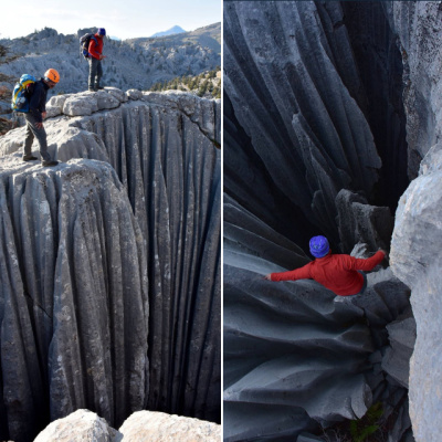 Giden Gelmez Dağları'nda korkutan görüntüler