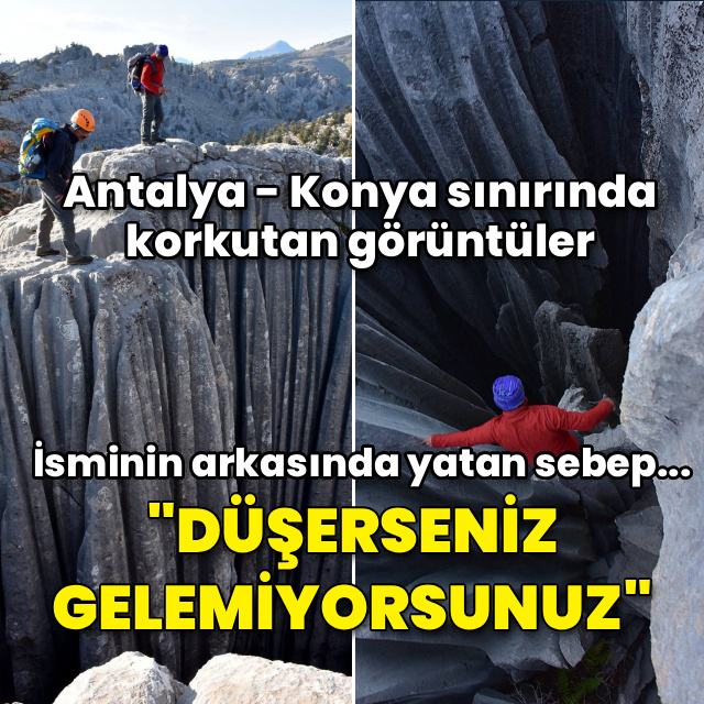 Giden Gelmez Dağları'nda korkutan görüntüler