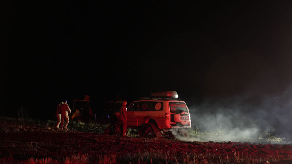 Libya heyetini taşıyan uçak Ankara'da düştü