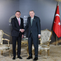 Cumhurbaşkanı Erdoğan'dan, Libya Başbakanı Dibeybe'ye taziye mesajı