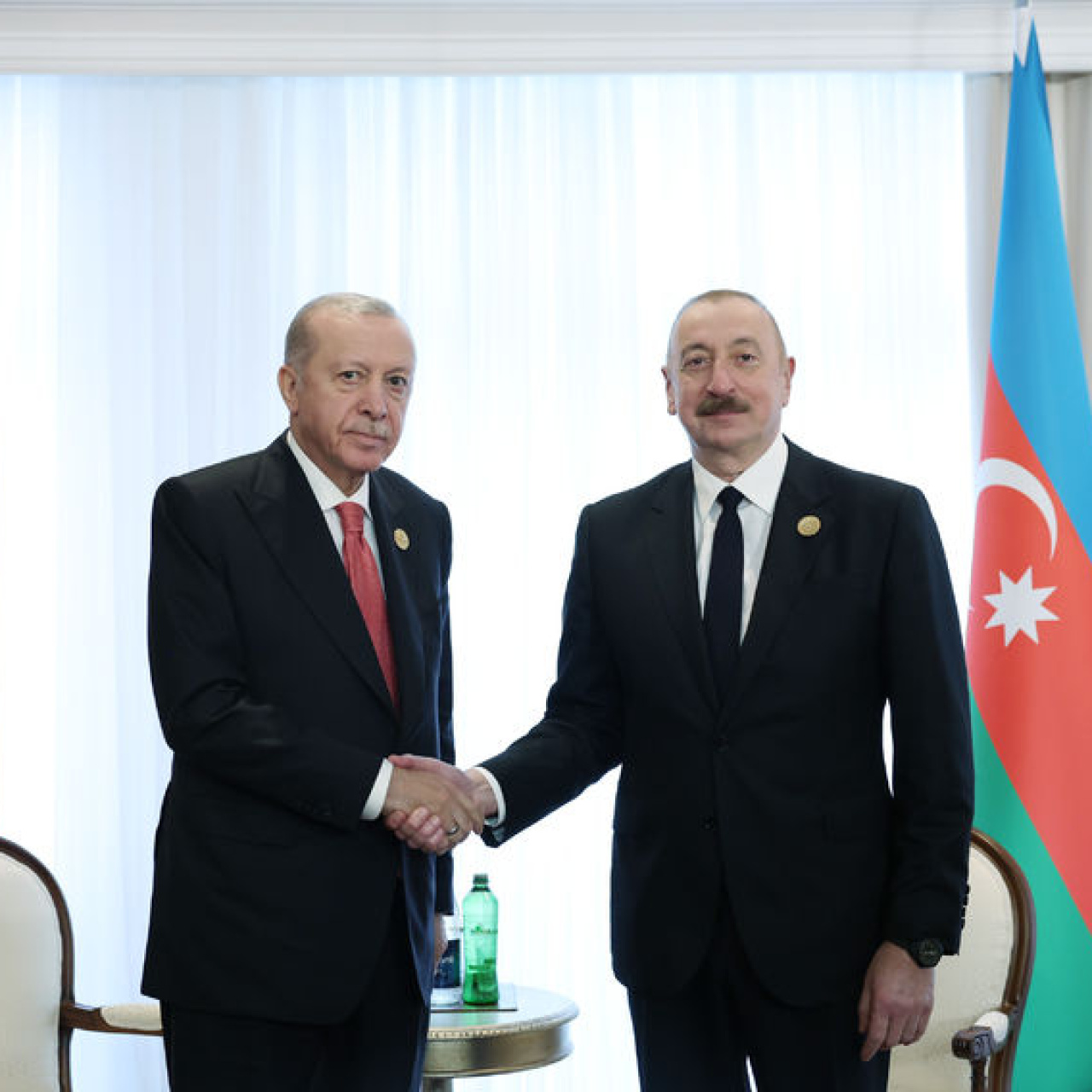 Cumhurbaşkanı Erdoğan Aliyev ile görüştü