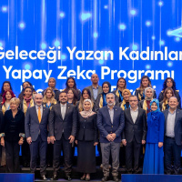 ‘Geleceği Yazan Kadınlar Yapay Zekâ Projesi’ mezunlarını verdi