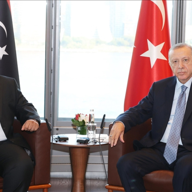 Cumhurbaşkanı Erdoğan, Libya Başkanlık Konseyi Başkanı ile görüştü