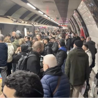 İstanbul'da metro seferleri aksadı