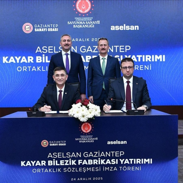 ASELSAN'ın Gaziantep fabrikası için imzalar atıldı