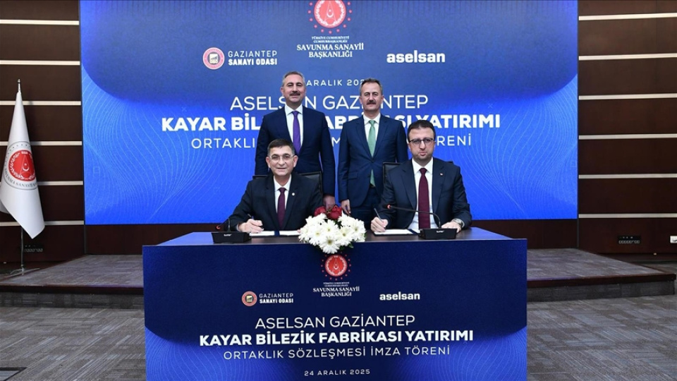ASELSAN'ın Gaziantep fabrikası için imzalar atıldı