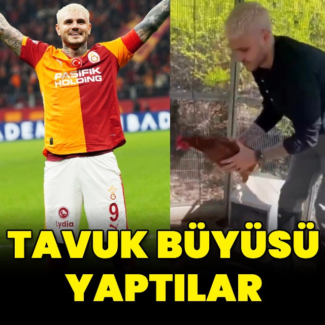 Tavuk büyüsü yaptılar