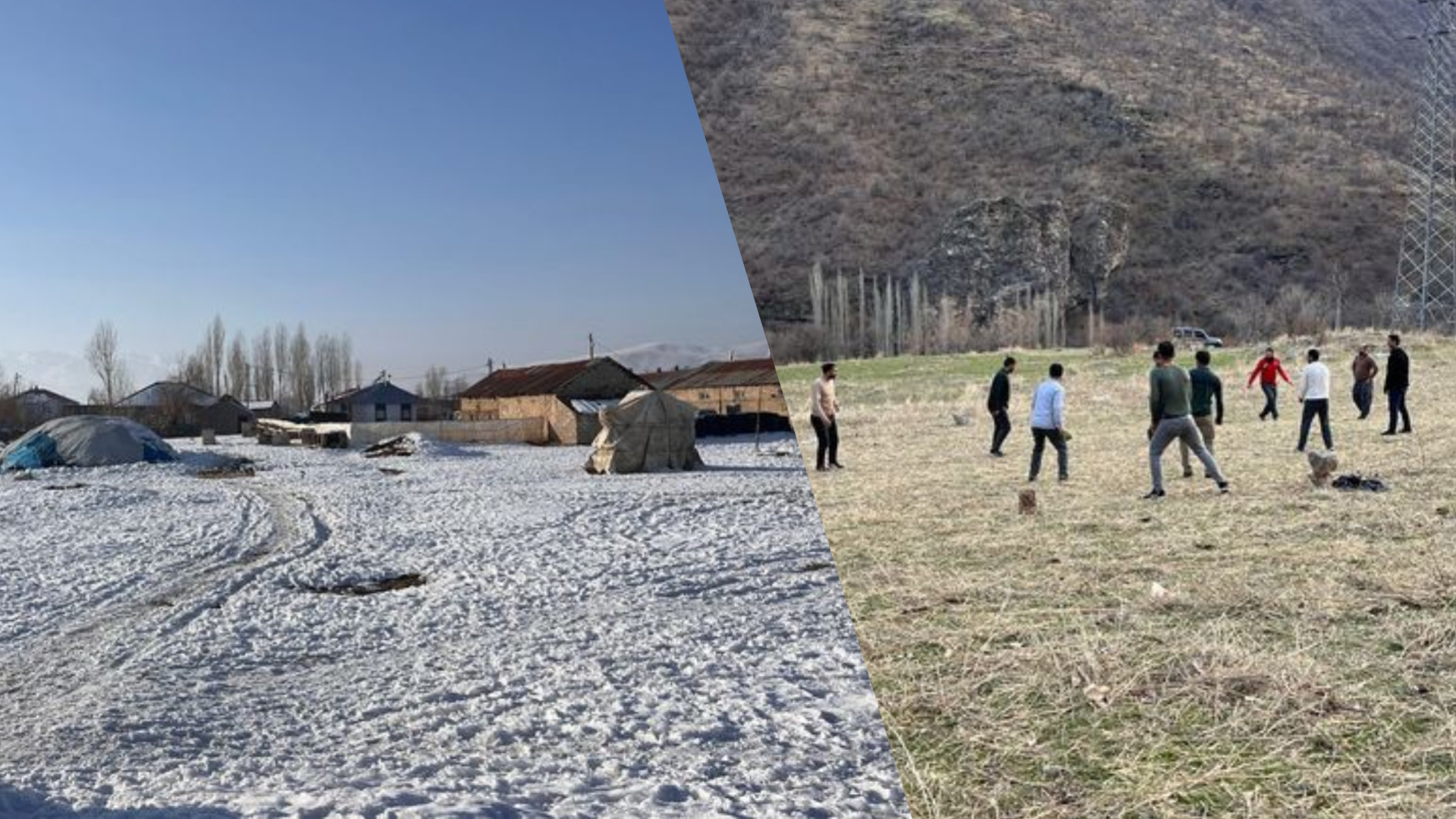 Hakkari'de iki ayrı görüntü | Son dakika haberleri