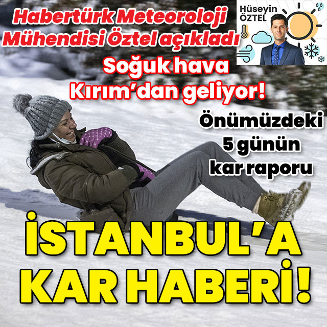 Habertürk Meteoroloji Mühendisi Öztel açıkladı... İstanbul'a ne zaman kar yağacak?