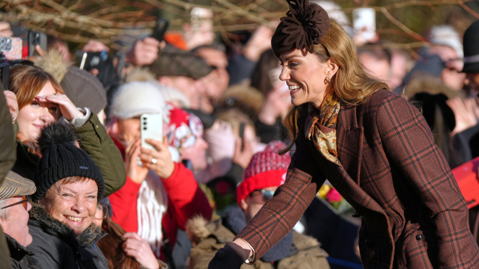 Prenses Kate'e sevgi seli