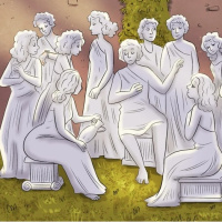 Bu heykellerden birisi aslında insan!