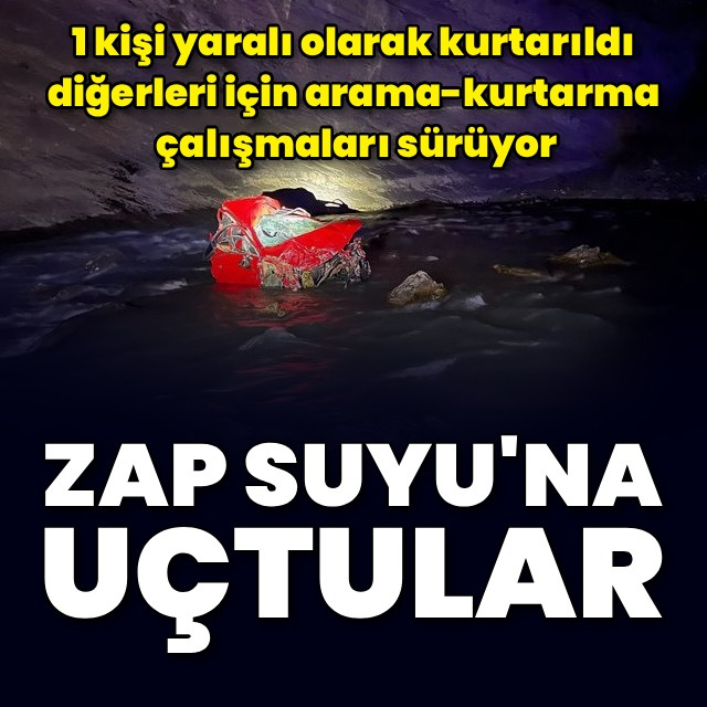 Zap suyuna uçtular!