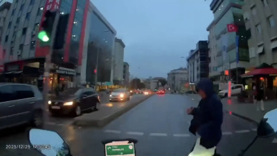 Bu kez yaya ihlal etti! Facia kıl payı!