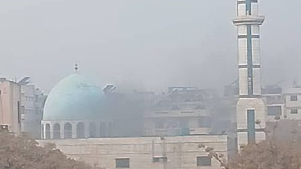 Suriye'de bir camide patlama