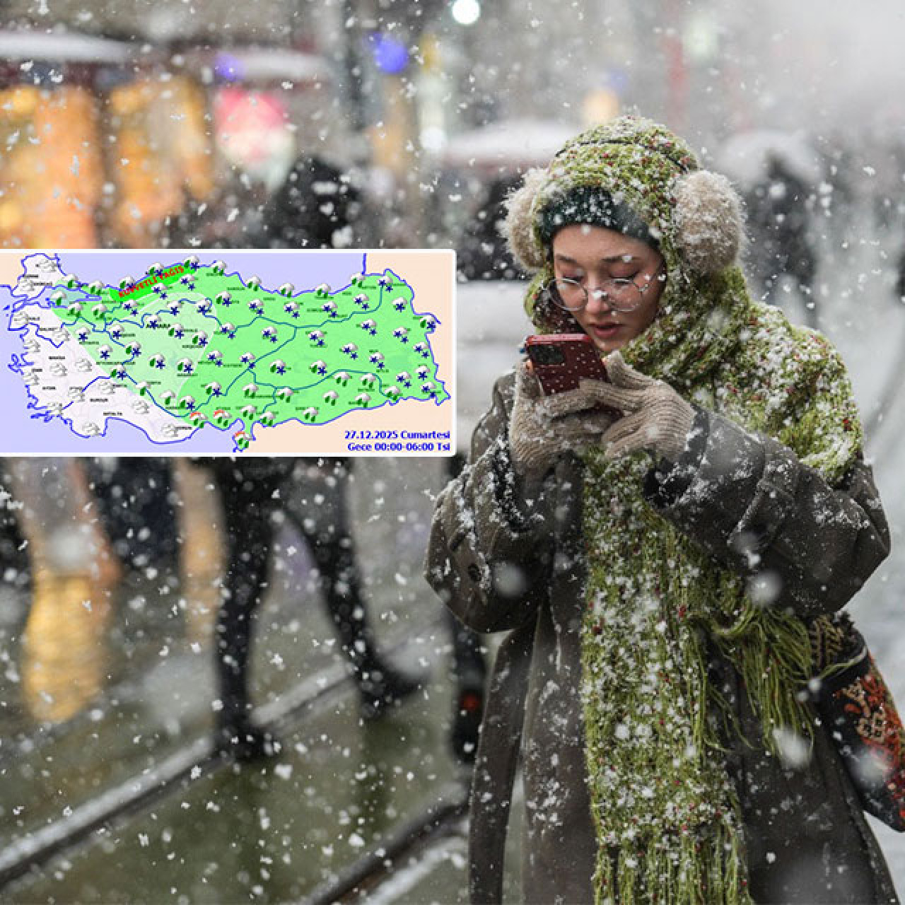 İçişleri Bakanlığı açıkladı! 22 kent için yoğun kar alarmı!