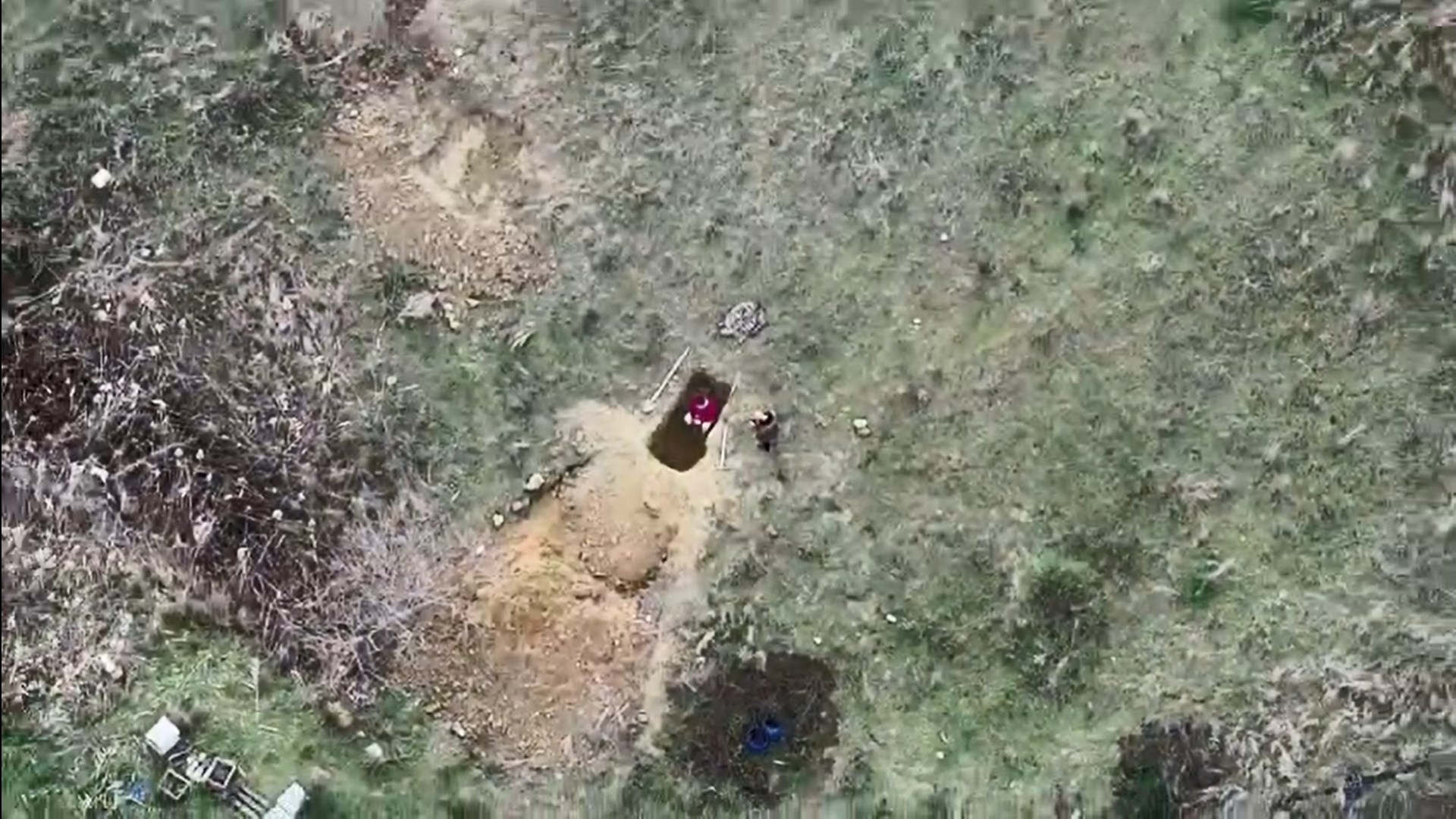 İstanbul'da İzinsiz Kazı Yapan 2 Kişi Drone ile Suçüstü Yakalandı