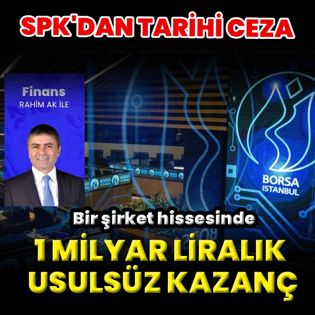 SPK tarihinde böyle ceza yok