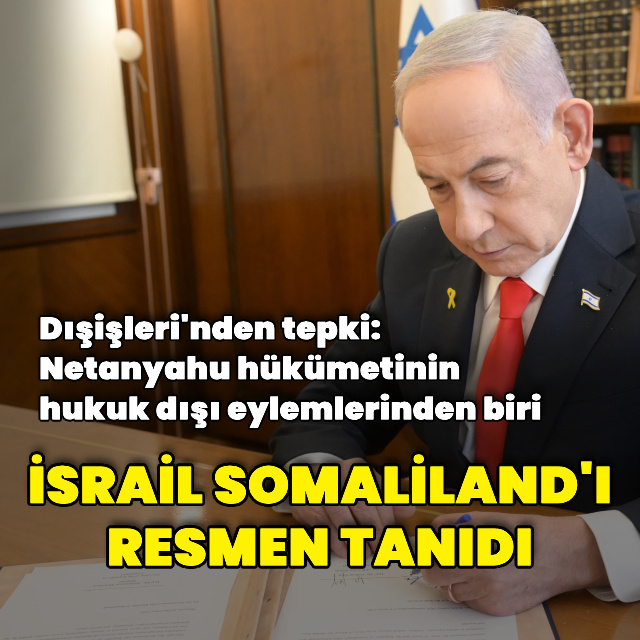 İsrail, Somaliland'ı tanıdı