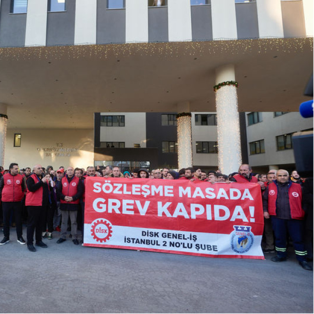 Bakırköy Belediyesi'nde grev