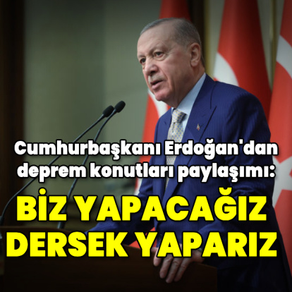 Cumhurbaşkanı Erdoğan'dan "455 Bin Konut Tamam" paylaşımı