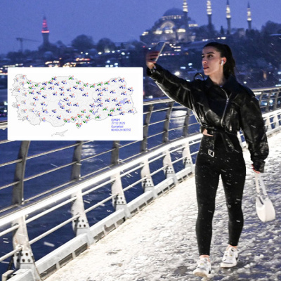 Sıcaklıklar düşüyor... 37 kent için "sarı" ve "turuncu" kar alarmı!