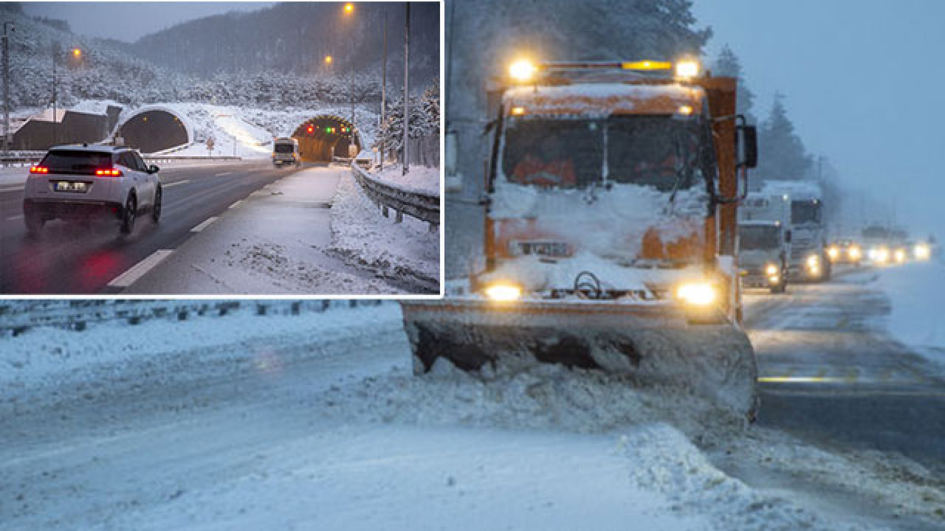 Sürücüler dikkat! Bolu Dağı'nda yoğun kar: 10 santime ulaştı | SON DAKİKA HABER