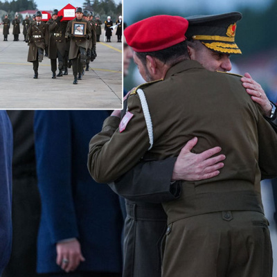 Libya heyetine Başkent'te cenaze töreni