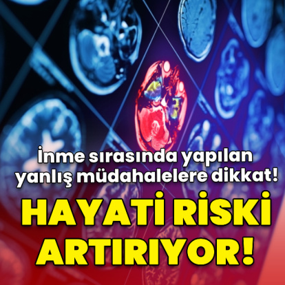 İnmede yanlış müdahalelere dikkat! Hayati riski artırıyor