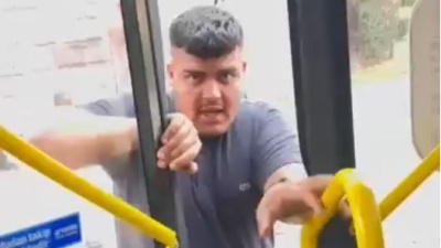 Şoföre şiddet kamerada