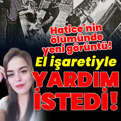Markette el işaretiyle yardım istedi!