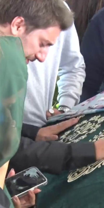 Cenazedeki haline açıklık getirdi