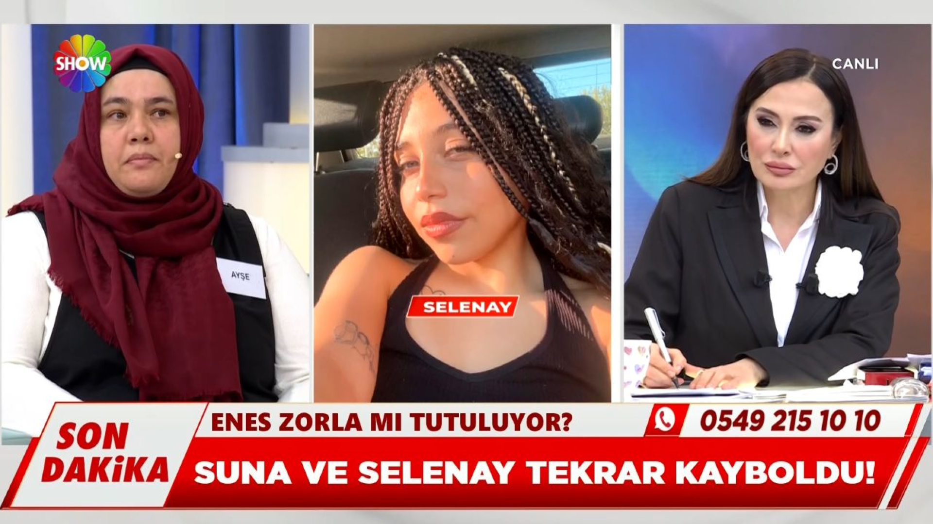 Suna, Selenay ve Enes Nerede? Show TV'de İki Annenin Çığlığı