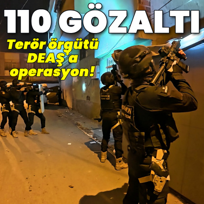 İstanbul'da DEAŞ operasyonu: 110 gözaltı