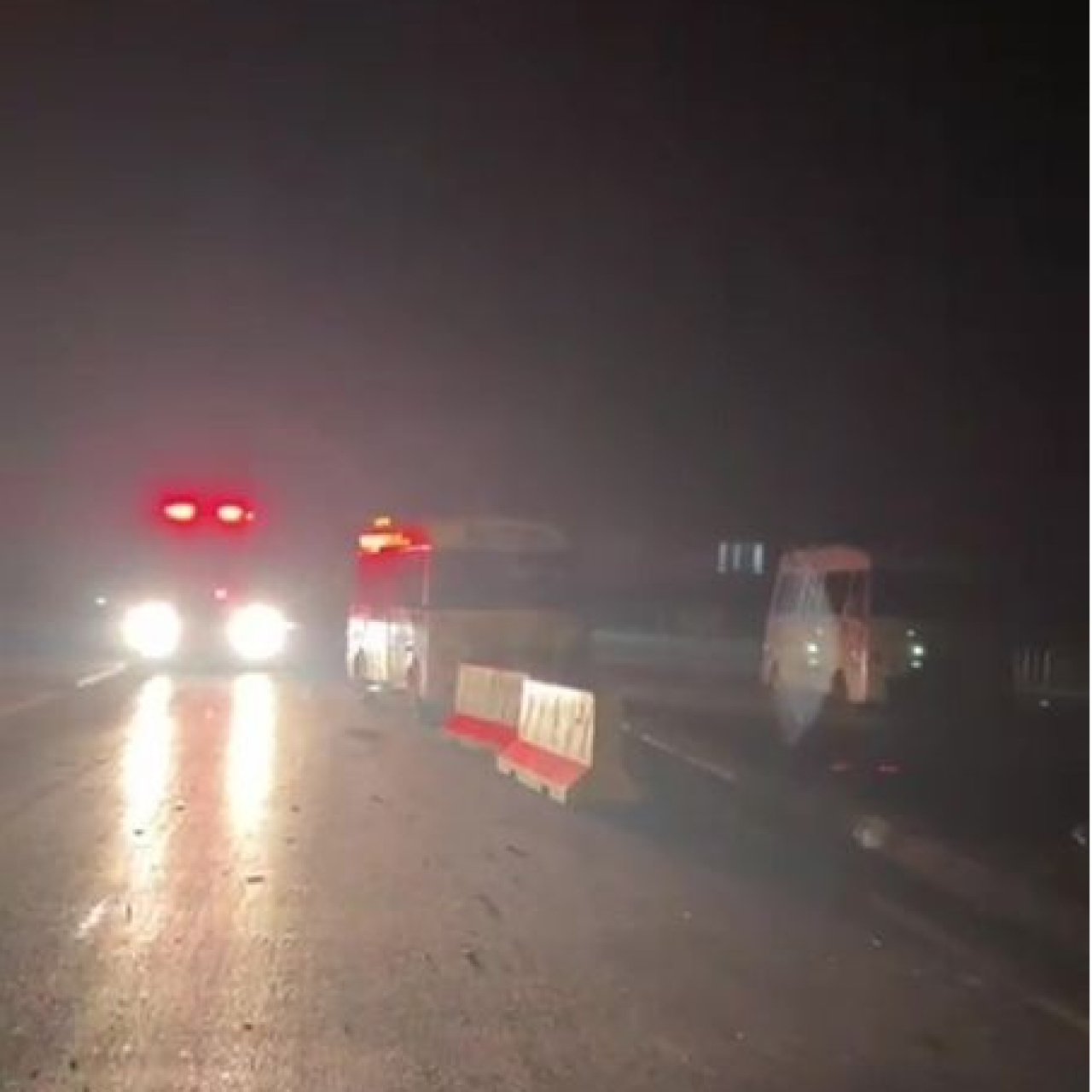 Davalık yol, itfaiyeyi engelledi