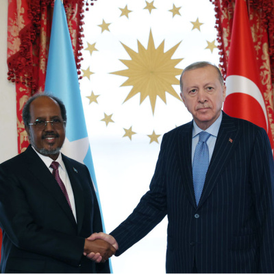 Cumhurbaşkanı Erdoğan, Hasan Şeyh Mahmud ile görüştü