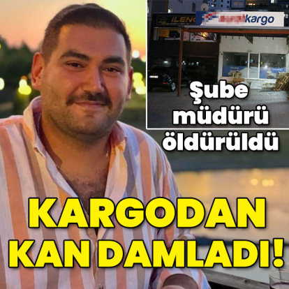Şube müdürünü öldürdü... Kargodan kan damladı!