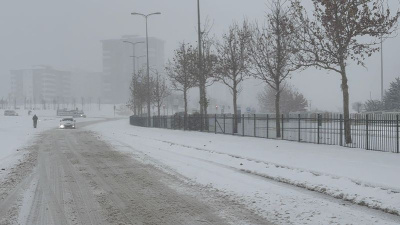Gaziantep'te uçuşlara kar engeli
