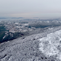 Gece yağdı! Aydos'ta tuttu!